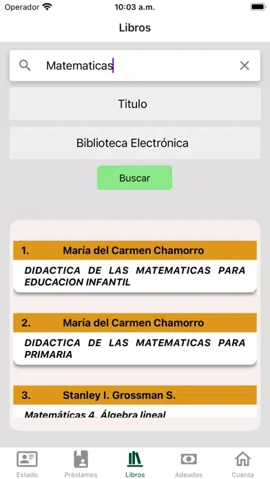 Captures d'écran de Bibliotecas UABC
